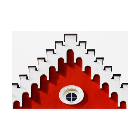 Trademark Fine Art Hans Wolfgang Hawerkamp 'Gable' Canvas Art, 12x19 1X09139-C1219GG